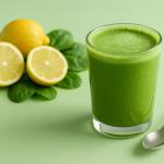 Grüner Smoothie mit Spinat, Ingwer und Avocado: Rezept zur Unterstützung der Körperreinigung